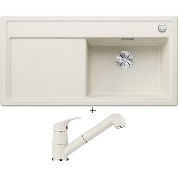 Granitový dřez Granitový dřez SET Blanco ZENAR XL 6 S bílá soft 527189 + Blanco DARAS-S bílá soft 526937