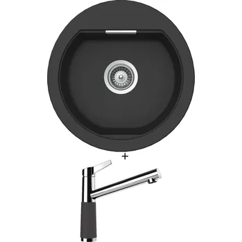 Granitový dřez Granitový dřez SET Schock MONO R-100 Dusk + Schock SC-510 554000 Dusk