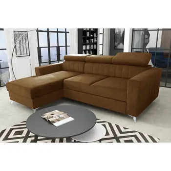 Obývací stěna Sedací souprava Mildred L hnědá