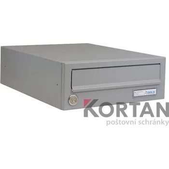 Železářství Poštovní schránka B-01 BASIC - na stěnu - lakovaná RAL 8017 - čokoládová hnědá