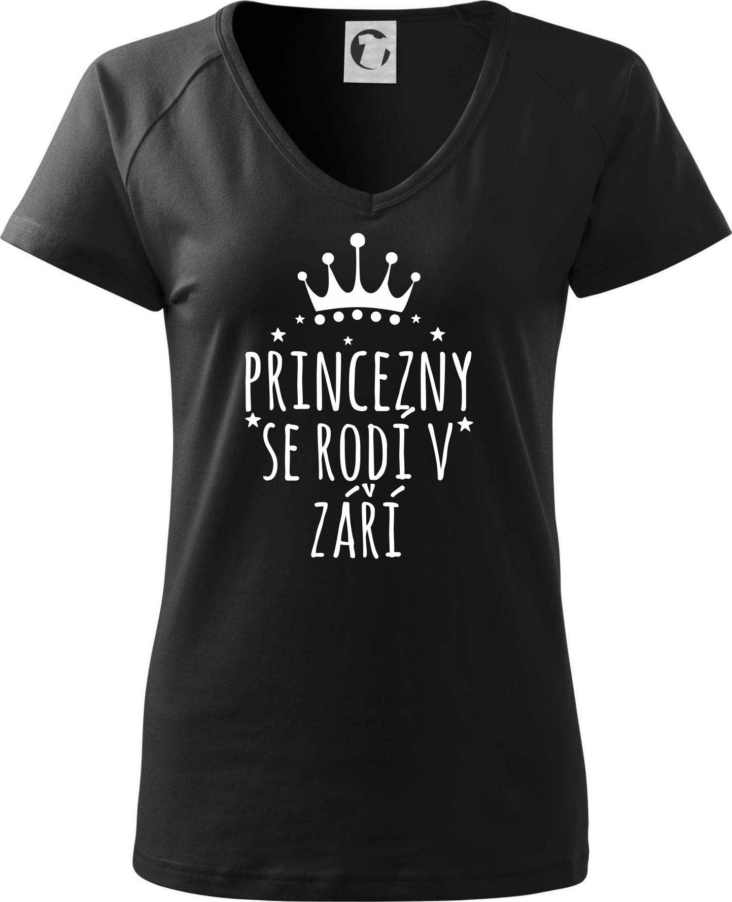 Princezny se rodí v září - Tričko dámské Dream - 2XL ( Černá )