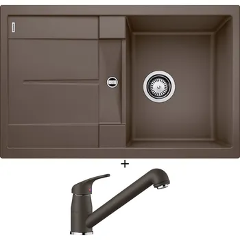Granitový dřez Granitový dřez SET Blanco METRA 45 S kávová 515039 + Blanco DARAS-S kávová 517740