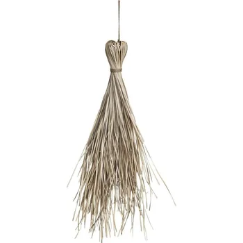 Nástěnná dekorace z palmových listů na provázku - 15*75 cm