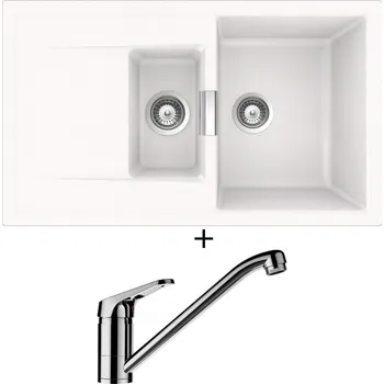 Granitový dřez Granitový dřez SET Schock MONO D-150 Polaris + Schock COSMO 525001 chrom