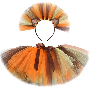 Karnevalový kostým Dětský kostým lvíčka s tylovou sukní - Sukně a čelenka,13 let