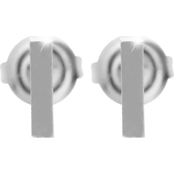 Módní doplněk JSB bijoux s.r.o. Ocelové náušnice puzety krátká čárka bez krystalů