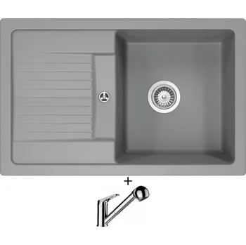 Granitový dřez Granitový dřez SET Schock LIMA D-100S Croma + Schock COSMO 525122 chrom