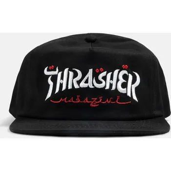 Kšiltovka Kšiltovka Thrasher Calligraphy Black