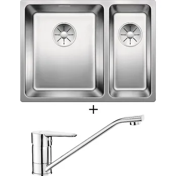 Nerezový dřez Nerezový dřez SET Blanco ANDANO 340/180-IF nerez hedvábný lesk 522975 + Deante CORIO BFC 060M chrom