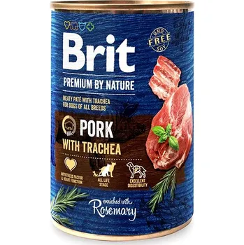 Volný čas Brit Premium by Nature Pork with Trachea 800 g