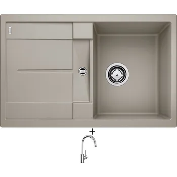 Granitový dřez SET Blanco METRA 45 S tartufo 517346 + Blanco MIDA-S chrom 521454