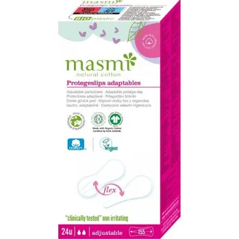 Intimní hygienický prostředek Slipové vložky flex z organické bavlny adaptabilní 24ks masmi