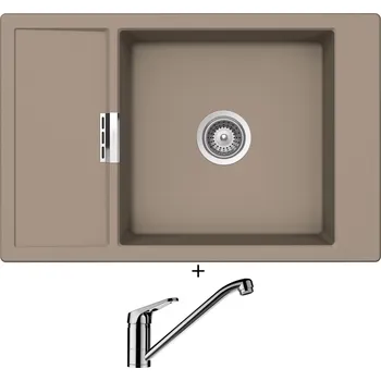 Granitový dřez Granitový dřez SET Schock MONO D-100XS Twilight + Schock COSMO 525001 chrom