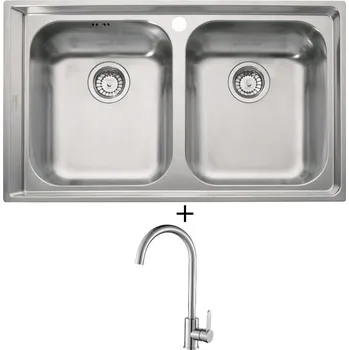 Nerezový dřez Nerezový dřez SET Franke NEX 620 + Laveo BONA BAB 268D nerez