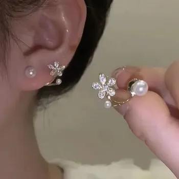 Náušnice Elegantní dámské náušnice s kameny či zirkony - 6