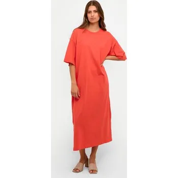 Dámské šaty Kaffe Každodenní šaty Edna 10507351 Červená Loose Fit XS