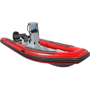 Člun Člun nafukovací Zodiac PRO 6.5 Strongan válce červené trup světle šedý