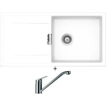 Granitový dřez Granitový dřez SET Schock MONO D-100L Day + Schock EVINAS 577000 nerez