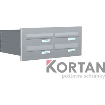 Poštovní schránka Poštovní schránka B-0469 - do dveřního panelu - lakovaná RAL 8017 - čokoládová hnědá