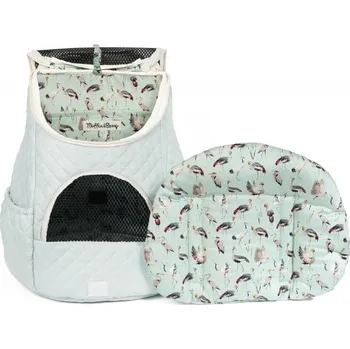 Taška pro psa a kočku Muffin&Berry Cestovní batoh pro psy a kočky Ezra zelený Velikost: S