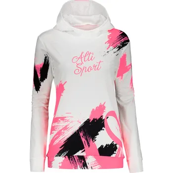 Dámská mikina Dámská funkční mikina premium ALTISPORT VOJ/ALW027MI01 BÍLÁ M