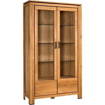 Komoda Vitrína z dubového masivu FARO II (typ 12)