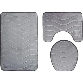 Koupelnová předložka Luxusní sada koupelnových koberců - 6-3KS