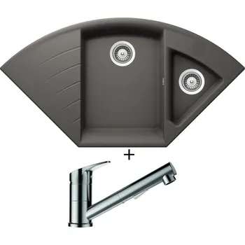 Granitový dřez Granitový dřez SET Schock LOTUS C-150 Silverstone + Schock EVINAS 577120 nerez