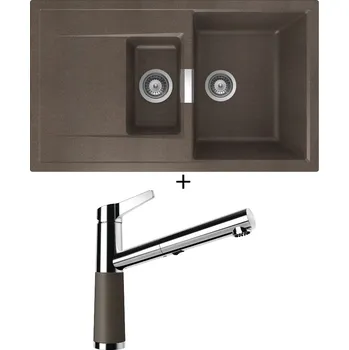 Granitový dřez Granitový dřez SET Schock MONO D-150 Bronze + Schock SC-510 554120 Bronze