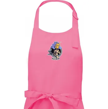 Kuchyňská zástěra Znamení komiks kozoroh - Dámská zástěra na vaření - Univerzální velikost ( Růžová )