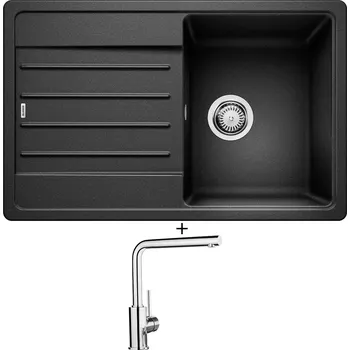 Granitový dřez Granitový dřez SET Blanco LEGRA 45 S antracit 522201 + Blanco MILA chrom 519414