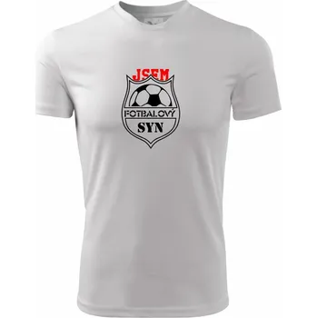 Pánská móda Jsem Fotbalový syn - Pánské triko Fantasy sportovní (dresovina) - XL ( Bílá )