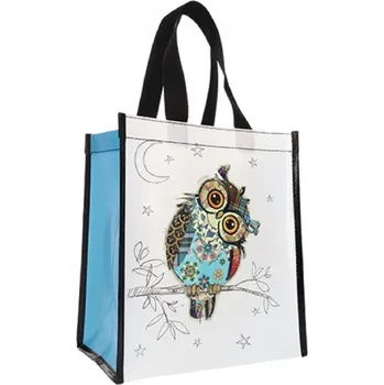 Taška BUG ART Sova a měsíc, 26 x 29,5 cm (Taška se sovou)