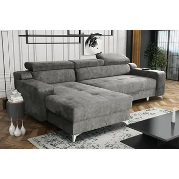 Obývací stěna Sedací souprava Darina L šedá