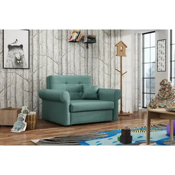 Obývací stěna Rozkládací křeslo Vivian Silver I Kronos sv. zelená