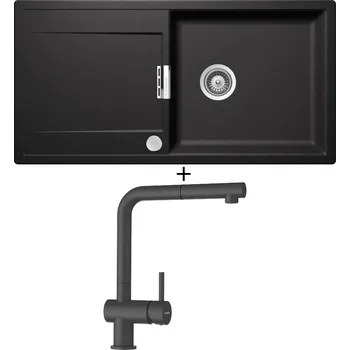 Granitový dřez Granitový dřez SET Schock MONO D-100L Stone + Schock EPOS 540127 Stone