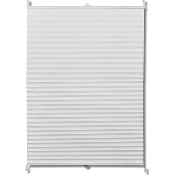 Roleta Plisovaná roleta z krepované látky 50 x 150 cm bílá