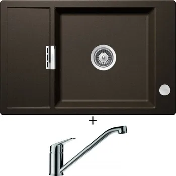 Granitový dřez Granitový dřez SET Schock MONO D-100XS Bronze + Schock EVINAS 577000 nerez