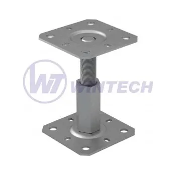 Tesařské kování Patka sloupku PR 130/130, 130x130x3 (zinek bílý)