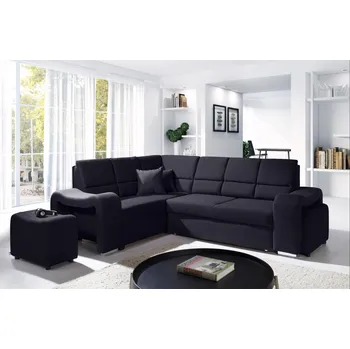 Obývací stěna Sedací souprava Wiki L černá