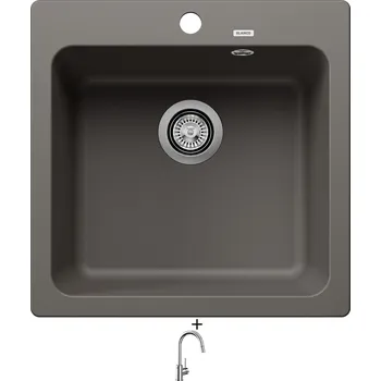 Granitový dřez Granitový dřez SET Blanco NAYA 5 šedá vulkán 527310 + Blanco MIDA-S chrom 521454