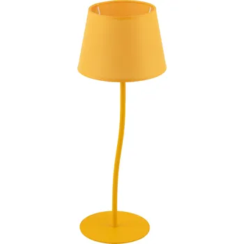 Lampička TK Lighting Nicola stolní lampa 1x15 W žlutá 6641