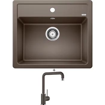Kuchyňský dřez Granitový dřez SET Blanco LEGRA 6 kávová 523337 + Blanco MILI kávová 523111