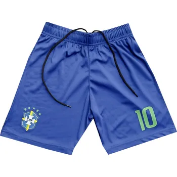 Fotbal Numberoplus Fotbalové dresové kraťasy - Brazílie Neymar JR10 Velikost: 12 roky (vel.146)