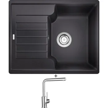 Kuchyňský dřez Granitový dřez SET Blanco ZIA 40 S antracit 516918 + Blanco MILA chrom 519414