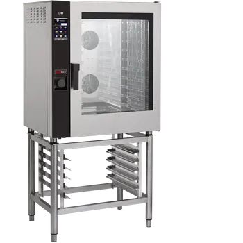 konvektomat Konvektomat elektrický 10x GN 1/1, 17,4 kW, nástřik, dotykový, automatickámytí, pravé dveře | REDFOX - MPD 1011 X ERAM