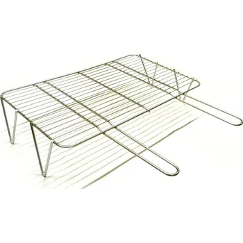 Grilovací rošt Grilovací NEREZ rošt na nožičkách - 55,5 x 35,5 cm