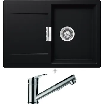 Granitový dřez Granitový dřez SET Schock MONO D-100S Puro + Schock EVINAS 577120 nerez