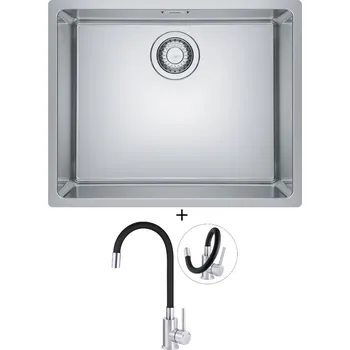 Nerezový dřez Nerezový dřez SET Franke MRX 210/610-50 + Deante NEO LUNO BOC B720 nerez