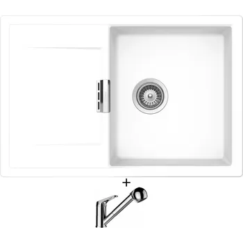 Granitový dřez Granitový dřez SET Schock MONO D-100 Day + Schock COSMO 525122 chrom